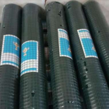 kawat loket pvc hijau ram hijau 1/2",3/4",1" 100cm