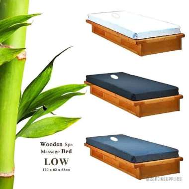 CAS . Bed Facial KAYU Ranjang pijat perawatan