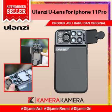 KameraKamera Ulanzi U Lens for iPhone 11 PRO Lensa Macro Tele Fisheye CPL Hitam Dasar Coklat