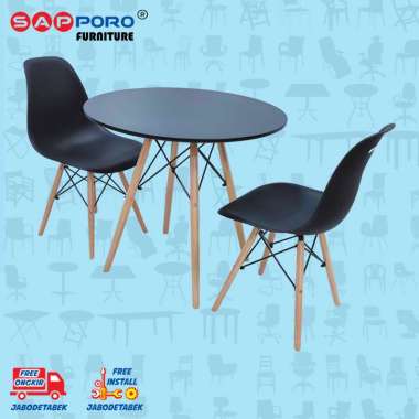 Jual Oscar Furniture Bulat Kaca Forli Meja Makan Cocoa Online Oktober 2020 Blibli Com