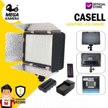 Casell LED-330ARC Bi-Color CRI 95 Video Lighting LED - Lampu Kamera Multicolor
