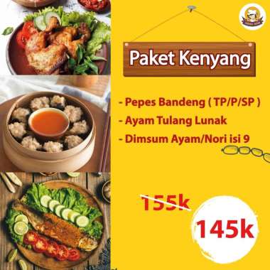 dapoer intan paket kenyang pepes bandeng duri lunak ayam tulang lunak dimsum ayam nori isi 9
