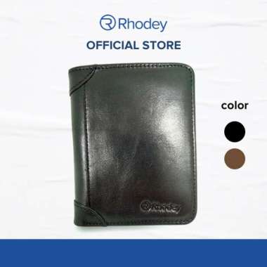 Rhodey Dompet Pria Bahan Kulit Hitam