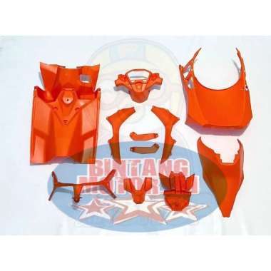 COVER BODY KASAR HONDA VARIO 125-150 LED OLD AND NEW Orange