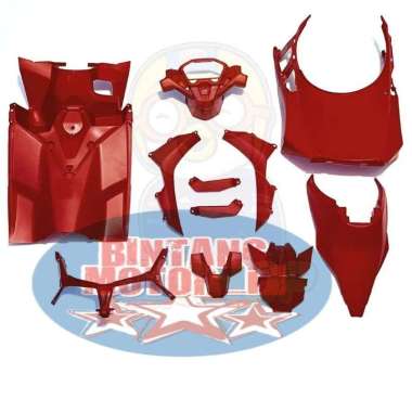 COVER BODY KASAR HONDA VARIO 125-150 LED OLD AND NEW Maroon