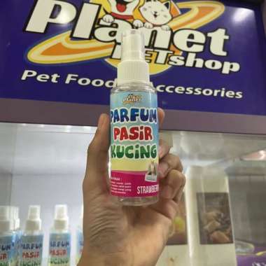parfum pasir kucing 100ml - grape Strawberry
