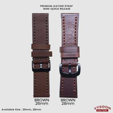 Strap Jam Tangan 26mm 28mm Seven Friday SF Tali Kulit Expedition AC 26mm Brown