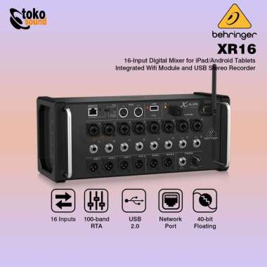 Behringer X Air XR16 16 Channel Tablet-controlled Digital Mixer