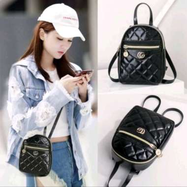 Tas Wanita Selempang Dan Ransel 2 in 1 Import