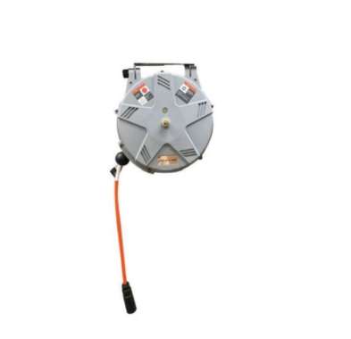 Toumori Air Hose Reel 15 Meter 6.5 x 10 mm - Selang PU Angin Gantung ORANGE