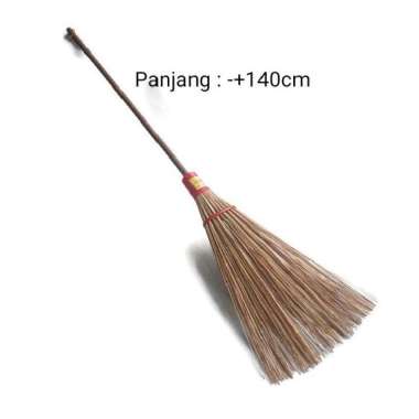 sapu lidi gagang kualitas super leopard / sapu halaman / sapu taman