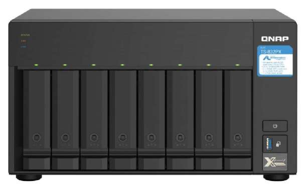 QNAP TS-832PX-4GB RAM 8-Bay NAS Server External Storage Cloud TS832PX