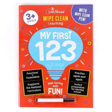 Leap Ahead Wipe Clean Learning 3+ MY FIRST 123