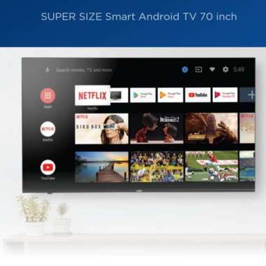 TV LED 70inch AQUA LE-70AQT6300UG Android TV 4k