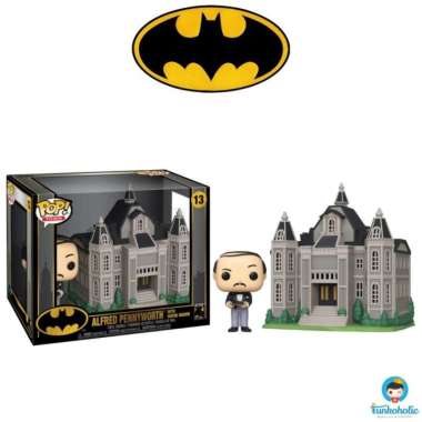 Funko POP! Town Heroes Batman 80th Alfred Pennyworth with Wayne Manor