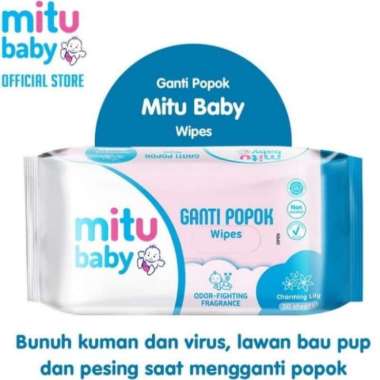 Mitu Tisu Basah Bayi Mitu 50 sheet Biru