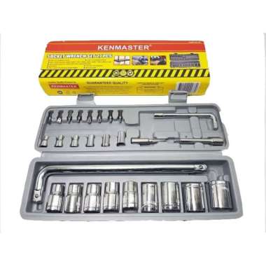 Kunci Shock / sok set 27 Pcs Kunci Socket KENMASTER 27Pcs Original