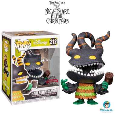 Funko POP! Nightmare Before Christmas Harlequin Demon DIAMOND GLITTER