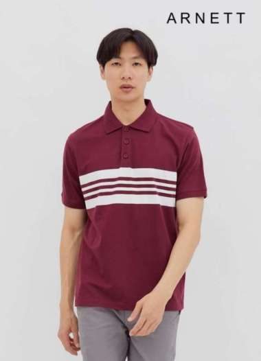 OSELLA ARNETT ORIGINAL KAOS POLO BASIC REGULER FIT MERAH L