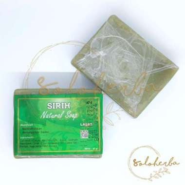 Sabun Organik Herbal Sirih - Penghilang Bau Badan