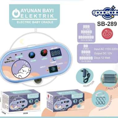 Mesin Ayun Bayi Elektrik Spacebaby SB-289 Ayunan Space Baby SB289 SB 289