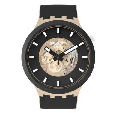 JAM TANGAN SWATCH - JAM SWATCH ORIGINAL SB03C100 SWATCH SB03C 100 TIME FOR TAUPE JAM TANGAN PRIA JAM
