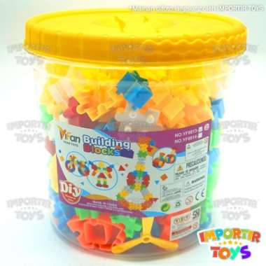 Set Blocks Kid Mainan Edukasi Anak Ember Besar Lego Anak