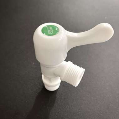 Stop Kran Cabang T MURAH F52 - Stop Keran air Shower Tee Plastik PVC F512 SINGLE