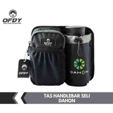 handlebar bag ofdy tas stang sepeda lipat motif brompton hitam