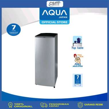 AQUA Freezer AQF-S6(S) 6 Rak Asi / Es Batu AQFS6S Kulkas 1 Pintu Garansi Resmi