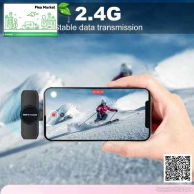 TAFFSTUDIO MIKROFON PORTABLE WIRELESS LAVALIER MIC USB TYPE-C - G10 TaffSTUDIO Hitam