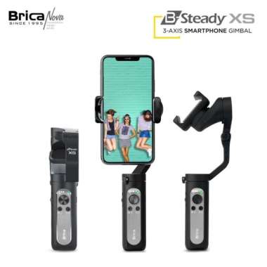 BRICA B-STEADY XS GIMBAL HP 3-AXIS SMARTPHONE STABILIZER BSTEADY - NEW PAKET BONUS Steady XS