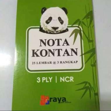 Nota kontan kecil 3ply panda
