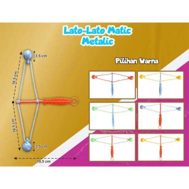 LATO-LATO GAGANG METALIK/LATO-LATO MATIC METALLIC/MAINAN VIRAL Biru