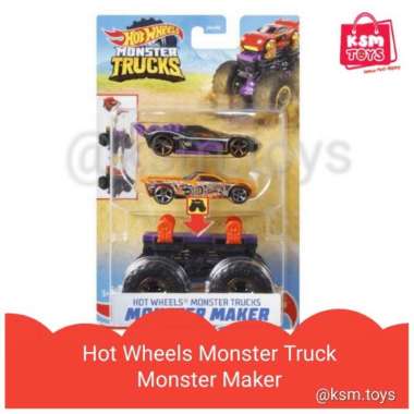 Hot Wheels Monster Trucks Monster Maker bone shaker Hotwheels