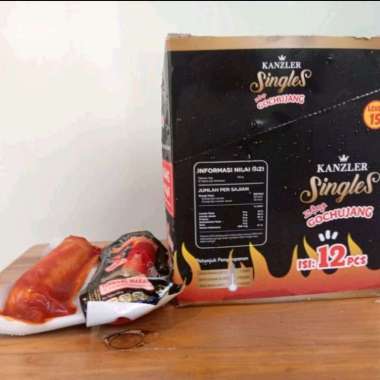Kanzler Sosis Single Gochujang 1Box (12pack)