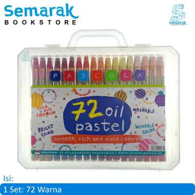 Pascola Oil Pastel Krayon Dapat Dicuci - 72 Warna