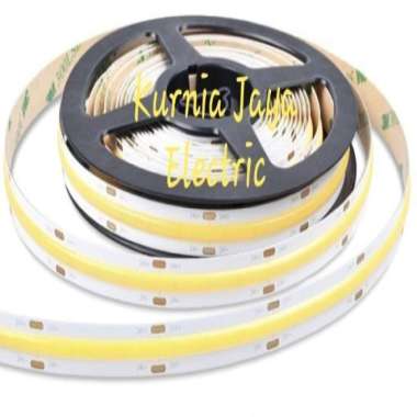 Lampu Led Strip Flexible Dotless Cob Dc 12V Ip20 5 Meter 320LED 10Watt/M