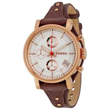FOSSIL Original Boyfriend Chronograph ES-3616 Jam Tangan Wanita Rose Gold