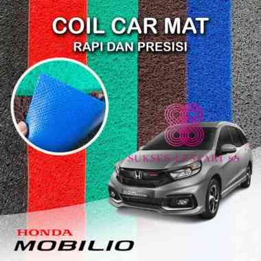 KARPET MOBIL PREMIUM HONDA MOBILIO MIE BIHUN 1 WARNA Tanpa Bagasi Merah