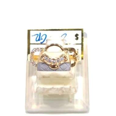 Cincin Fashion Tas Uk 15 Emas Kuning 700