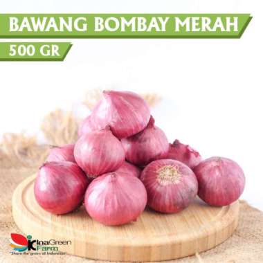 Bawang Bombay Merah 500 Gram Inagreen Bandung