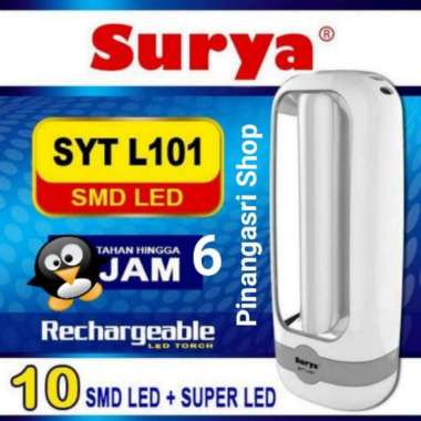 SURYA Lampu Emergency Recharge SQL 2207 1830 / SYT 103 101 L103 L101 SURYA SYT 101