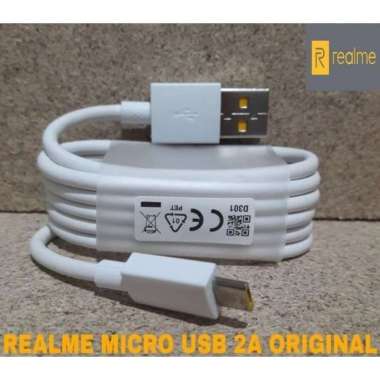 ORIGINAL KABEL DATA REALME C33 C31 C30 C21 C25Y USB MICRO FAST CHARGER