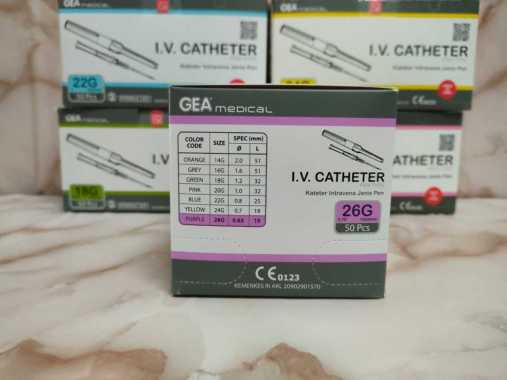 GEA IV Catheter Per PCS/ Abbocath/ IV Pen 22G