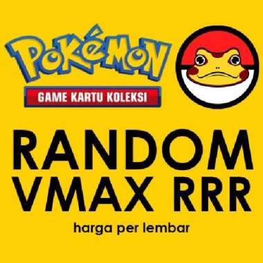 Kartu Pokemon Indonesia VMAX RRR Guarantee Random Bulk TCG Card