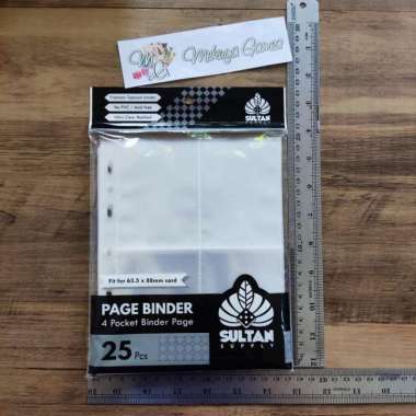 Sultan 8p A5 7hole Sleeve 4p Page Binder 67x92mm 2R Pokemon Sport KPop