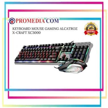 KEYBOARD MOUSE GAMING ALCATROZ X-CRAFT XC3000