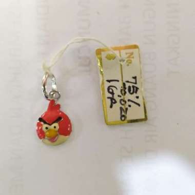 Liontin Anak Angry Bird Merah Emas Putih 750