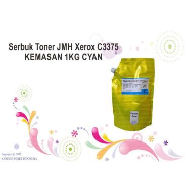 Serbuk Toner JMH Xerox C3375 KEMASAN 1KG CYAN Biru